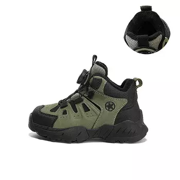 Кроссовки Jeep Kids Lifestyle Shoes Kids High-top Black, зеленый