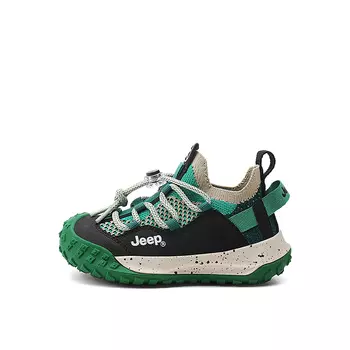 Кроссовки Jeep Kids Lifestyle Shoes Kids Low-top Black, зеленый