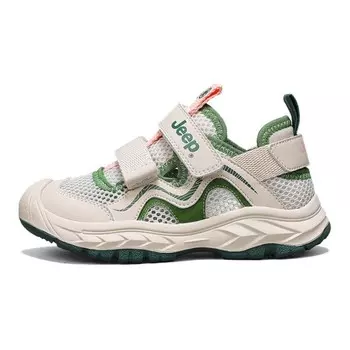 Кроссовки Jeep Kids Lifestyle Shoes Kids Low-top National Tide Green, зеленый
