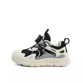 Кроссовки Jeep Kids Lifestyle Shoes Kids Low-top Beige, черный/бежевый