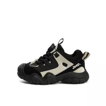 Кроссовки Jeep Kids Lifestyle Shoes Kids Low-top Beige, черный