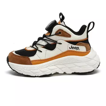 Кроссовки Jeep Kids Lifestyle Shoes Kids Low-top White, коричневый
