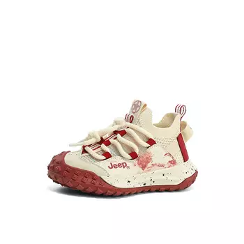 Кроссовки Jeep Kids Lifestyle Shoes Kids Low-top Red, White, красный/слоновая кость/белый