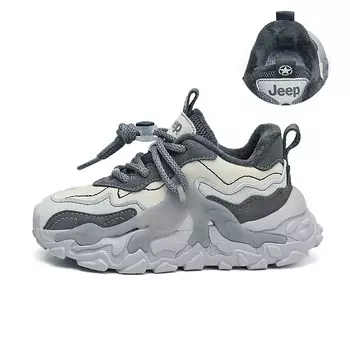 Кроссовки Jeep Kids Lifestyle Shoes Kids Low-top Gray/White, цвет Perfect off-off