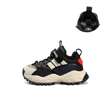 Кроссовки Jeep Kids Lifestyle Shoes Kids Low-top Black, зеленый