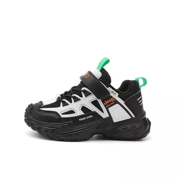Кроссовки Jeep Kids Lifestyle Shoes Kids Low-top Black/white, черный/белый