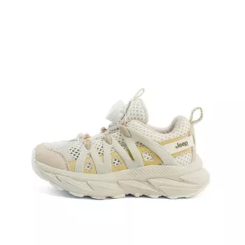 Кроссовки Jeep Kids Lifestyle Shoes Kids Low-top Off-white, коричневый
