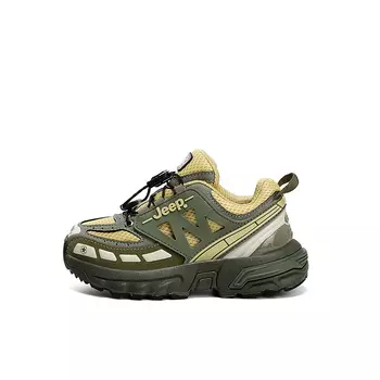Кроссовки Jeep Kids Lifestyle Shoes Kids Low-top Green/Yellow, цвет Coal bamboo/pipa tea