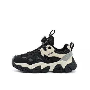 Кроссовки Jeep Kids Lifestyle Shoes Kids Low-top Beige, черный