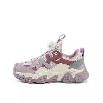 Кроссовки Jeep Kids Lifestyle Shoes Kids Low-top Beige, фиолетовый