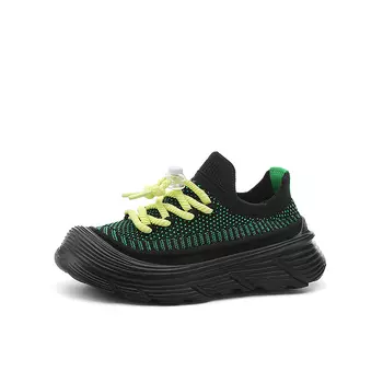 Кроссовки Jeep Kids Lifestyle Shoes Kids Low-top Black/Green, черный/зеленый