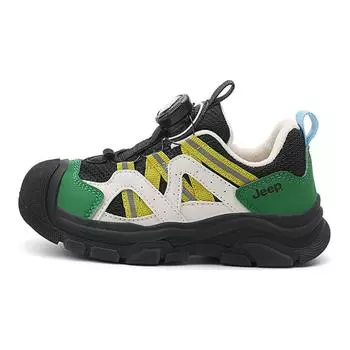 Кроссовки Jeep Kids Lifestyle Shoes Kids Low-top Black/Green, черный/зеленый