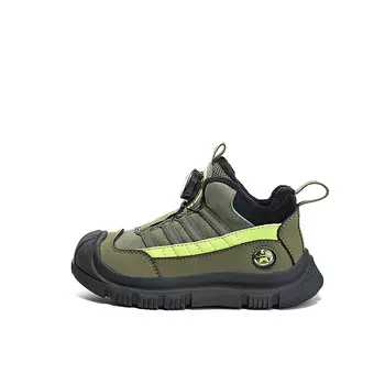 Кроссовки Jeep Kids Lifestyle Shoes Kids Low-top Xuanyun Green / Obsidian Black, черный