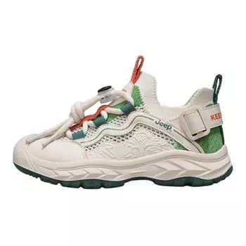 Кроссовки Jeep Kids Lifestyle Shoes Kids Low-top National Tide Green, зеленый