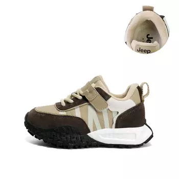 Кроссовки Jeep Kids Lifestyle Shoes Kids Low-top Beige/Brown, коричневый