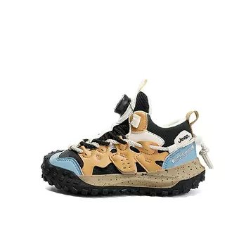 Кроссовки Jeep Kids Lifestyle Shoes Kids Low-top Khaki, черный/хаки