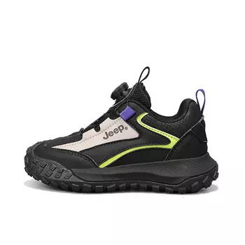 Кроссовки Jeep Kids Lifestyle Shoes Kids Low-top Black, черный/бежевый