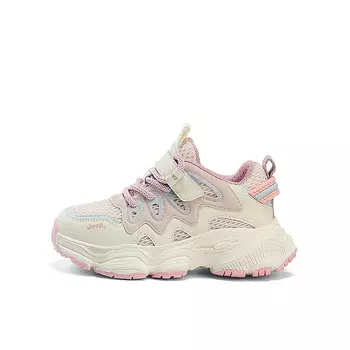 Кроссовки Jeep Kids Lifestyle Shoes Kids Low-top Beige, белый/черный