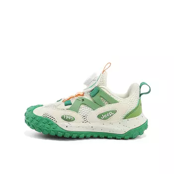 Кроссовки Jeep Kids Lifestyle Shoes Kids Low-top Beige, зеленый