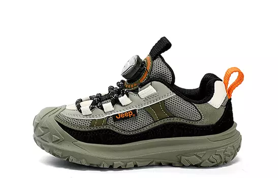 Кроссовки Jeep Kids Lifestyle Shoes Kids Low-top Black, зеленый