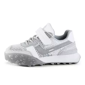 Кроссовки Jeep Kids Lifestyle Shoes Kids Low-top Gray, белый/серый