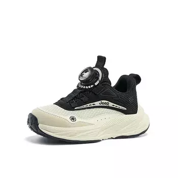 Кроссовки Jeep Kids Lifestyle Shoes Kids Low-top White/black, слоновая кость/черный