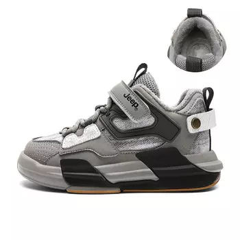 Кроссовки Jeep Kids Lifestyle Shoes Kids Mid-top Black/Dark Gray, серый