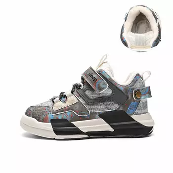Кроссовки Jeep Kids Lifestyle Shoes Kids Mid-top Black, голубой