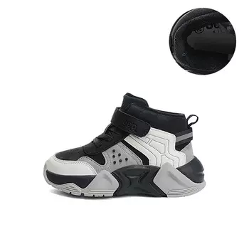 Кроссовки Jeep Kids Lifestyle Shoes Kids Mid-top White/gray, черный/серый