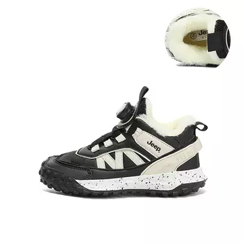 Кроссовки Jeep Kids Lifestyle Shoes Kids Mid-top Beige, черный/бежевый