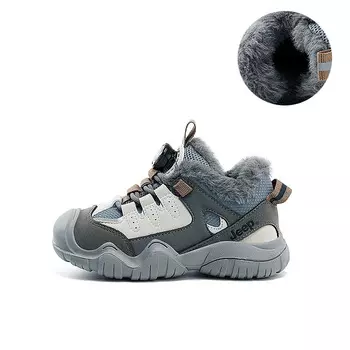 Кроссовки Jeep Kids Lifestyle Shoes Kids Mid-top Beige/Blue, серый/синий