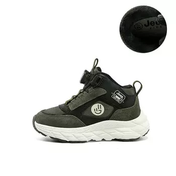 Кроссовки Jeep Kids Lifestyle Shoes Kids Mid-top White, черный