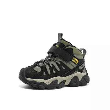 Кроссовки Jeep Kids Lifestyle Shoes Kids Mid-top Green, черный/серый