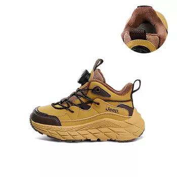 Кроссовки Jeep Kids Lifestyle Shoes Kids Mid-top Brown, золотой