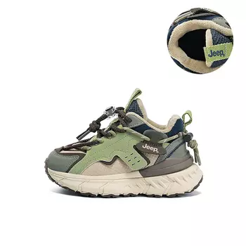 Кроссовки Jeep Kids Lifestyle Shoes Kids Mid-top Brown, зеленый/коричневый