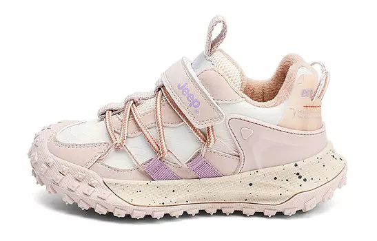 Кроссовки Jeep Kids Outdoor Shoes Kids Low-top Beige/Pink, розовый