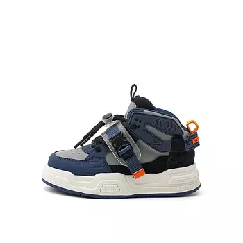 Кроссовки Jeep Kids Skateboarding Shoes Kids High-top Luxury Gold, синий