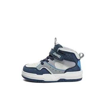 Кроссовки Jeep Kids Skateboarding Shoes Kids High-top Blue, цвет Prussian blue/moon