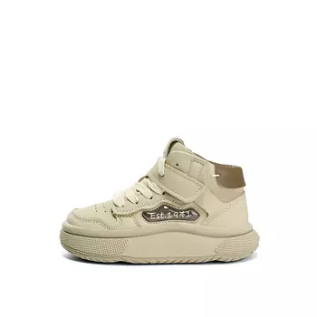 Кроссовки Jeep Kids Skateboarding Shoes Kids High-top Beige, бежевый