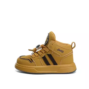 Кроссовки Jeep Kids Skateboarding Shoes Kids High-top Brown, хаки