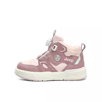 Кроссовки Jeep Kids Skateboarding Shoes Kids High-top Pink, розовый