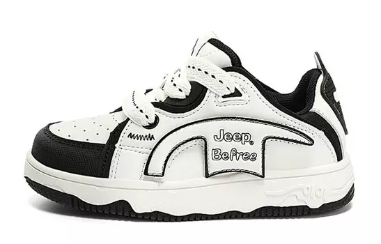 Кроссовки Jeep Kids Skateboarding Shoes Kids Low-top, бежевый/черный