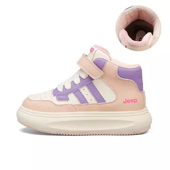 Кроссовки Jeep Kids Skateboarding Shoes Kids Mid-top Off-white, цвет Powder two cotton