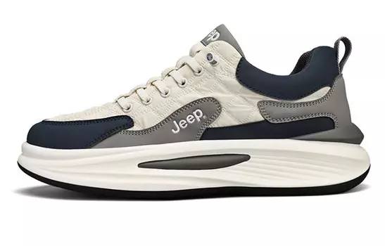 Кроссовки Jeep Lifestyle Men Low-top, бежевый/синий