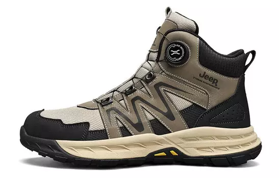 Кроссовки Jeep Lifestyle Shoes Men High-top Khaki, хаки