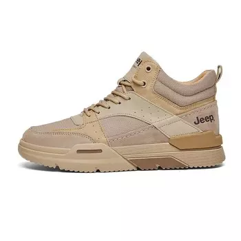 Кроссовки Jeep Lifestyle Shoes Men High-top Brown, цвет Sand