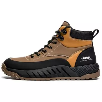 Кроссовки Jeep Lifestyle Shoes Men High-top Khaki, хаки