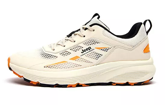 Кроссовки Jeep Lifestyle Shoes Men Low-top Off-white, цвет Off-white