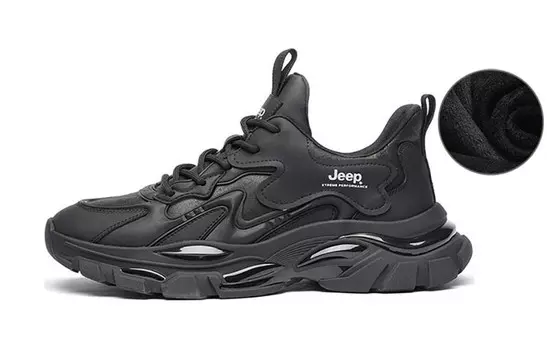 Кроссовки Jeep Lifestyle Shoes Men Low-top Black, черный