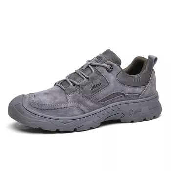 Кроссовки Jeep Lifestyle Shoes Men Low-top Grey/black/brown, серый